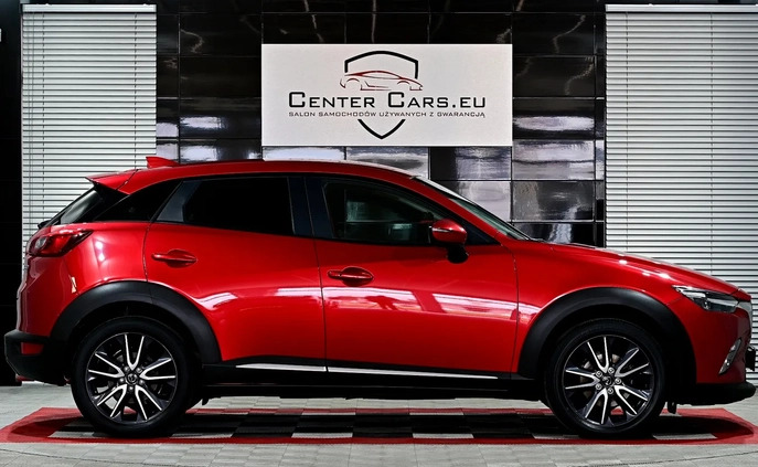 Mazda CX-3 cena 76700 przebieg: 86000, rok produkcji 2018 z Tykocin małe 667